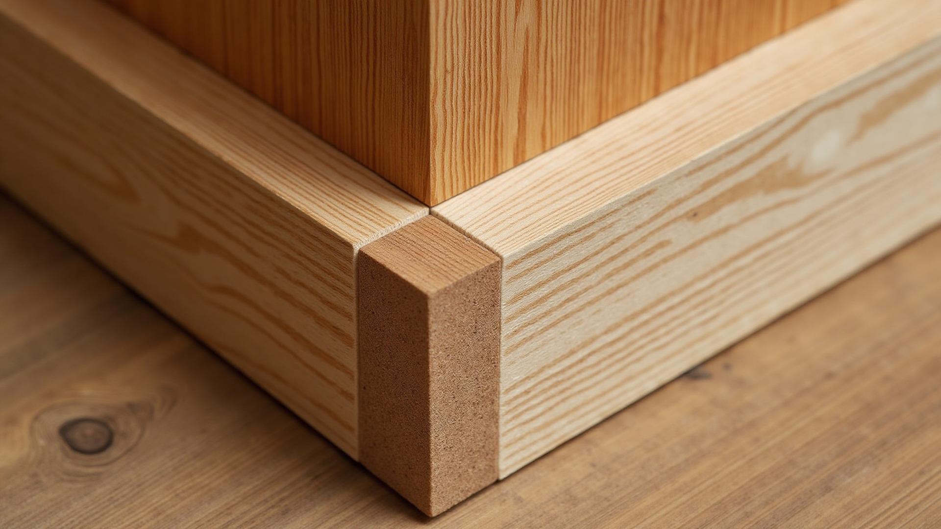 Log corner construction detail